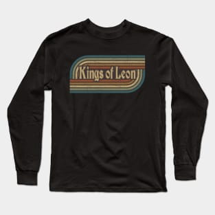 Kings of Leon Vintage Stripes Long Sleeve T-Shirt